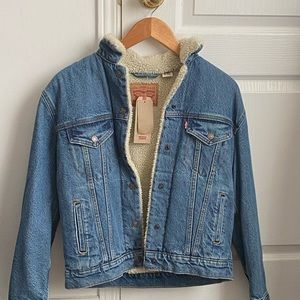 Levi's EX BOYFRIEND SHERPA TRUCKER JACKET